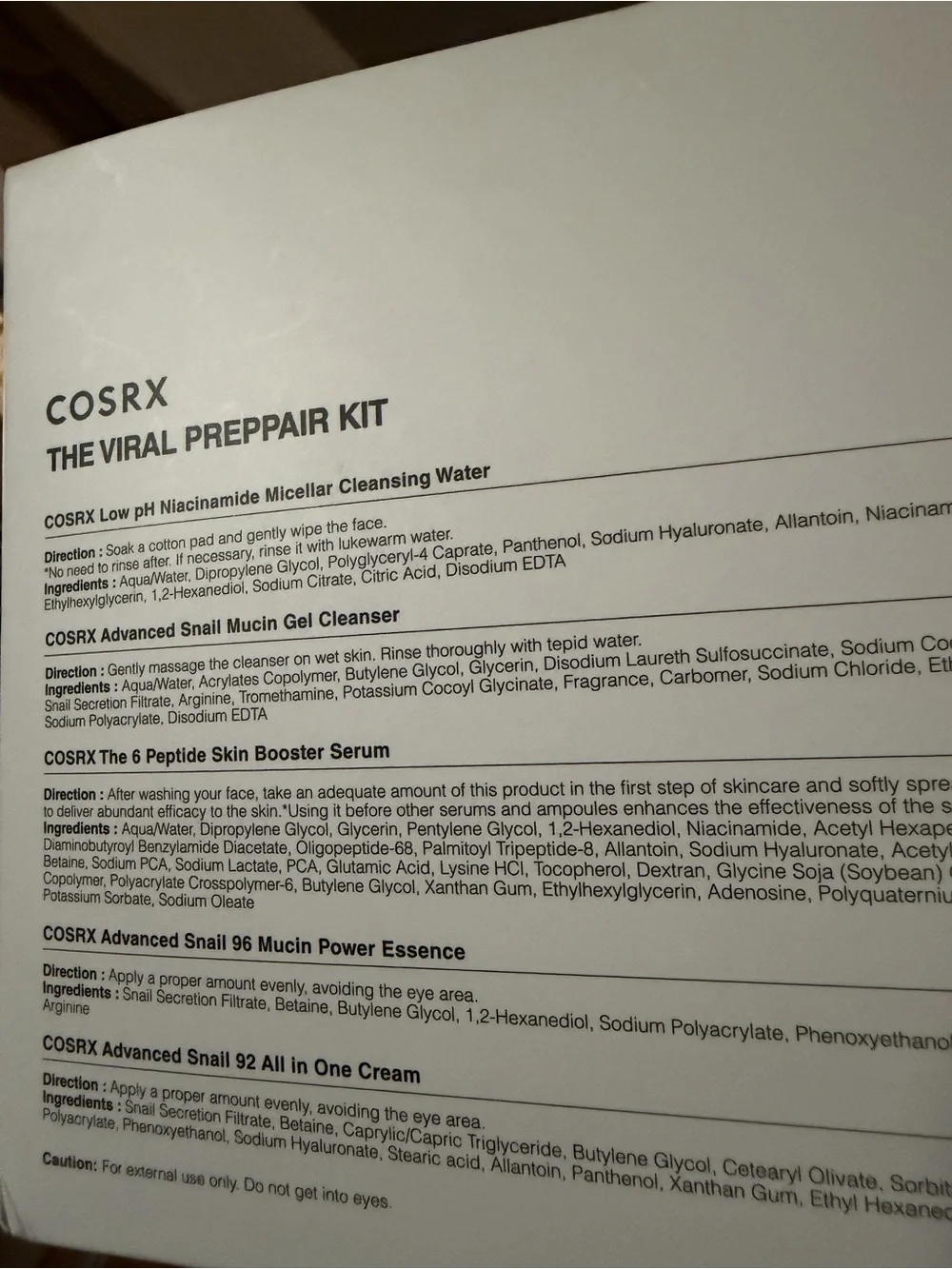 COS The Viral Preppair Kit - Skincare Set